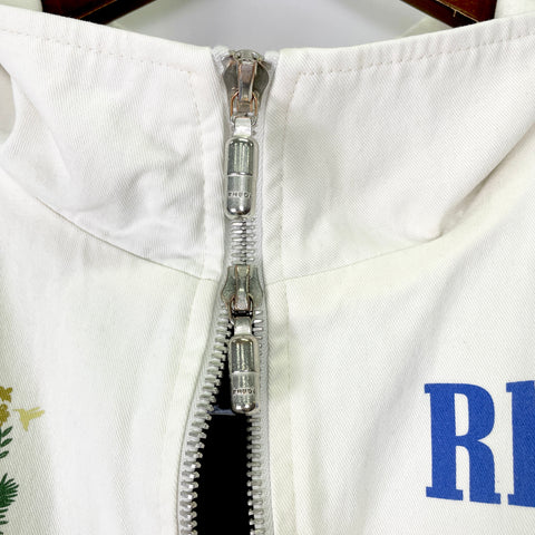 Rhude Flight Jacket 'Creme/Blue' | L