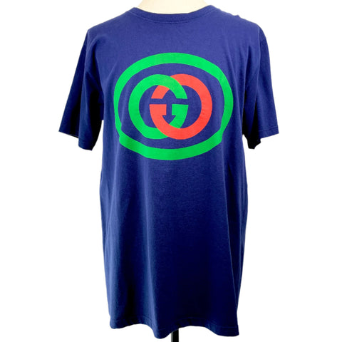 Gucci GG Red Green Logo Relax Fit Tee | LG