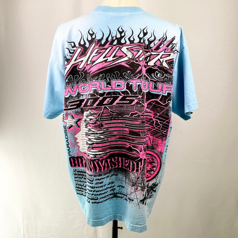 Hellstar Neuron T-Shirt 'Light Blue' | XL