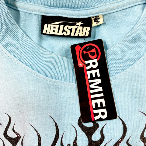 Hellstar Neuron T-Shirt 'Light Blue' | XL