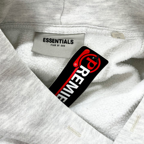 Fear of God Essentials Relaxed Hoodie 'Light Oatmeal' | MED