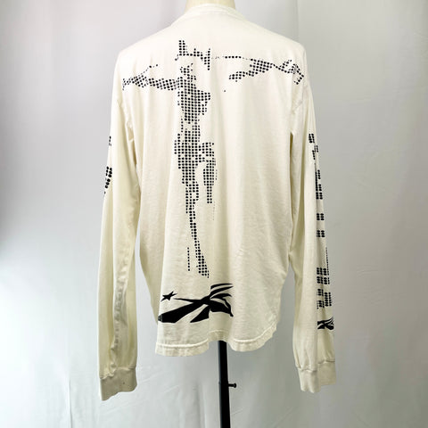 Hellstar Scoreboard Long-Sleeve Tee 'White' | XL