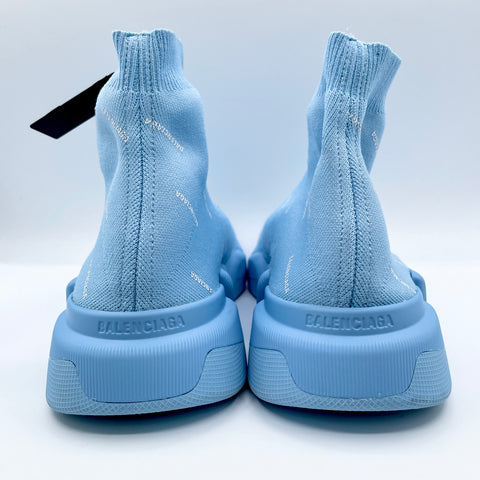 Balenciaga All over Logo Speed Trainer 2.0 'Sky Blue' | EU M 43 / US M 10