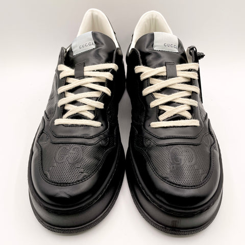 Gucci GG 'Black Supreme Leather' | US M 12