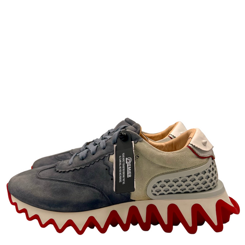 Christina Louboutin 'Loubishark suede' | EU M 42 / US 9