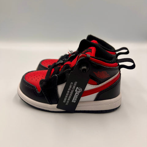 Air Jordan 1 Retro Mid 'Black Fire Red (TD)' | US 6C