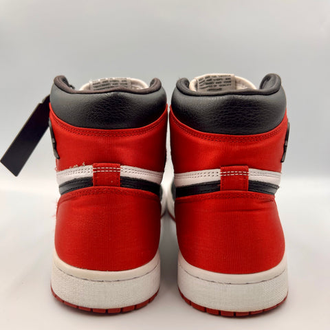 Air Jordan 1 Retro Women's 'Satin Black Toe (2019)' | US W 11 / M 9.5 (No Box)