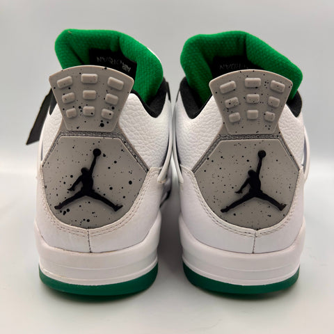 Air Jordan 4 Retro Womens 'Lucid Green Rasta (2020)' | US M W 12 / M 10.5