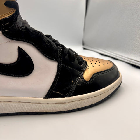Air Jordan 1 Retro 'Patent Gold Toe (2018)' | US M 11