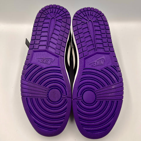 Air Jordan 1 Low 'Court Purple Black (2020)' | US M 10.5 (No Box)
