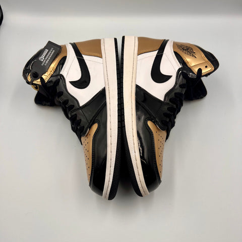 Air Jordan 1 Retro 'Patent Gold Toe (2018)' | US M 11