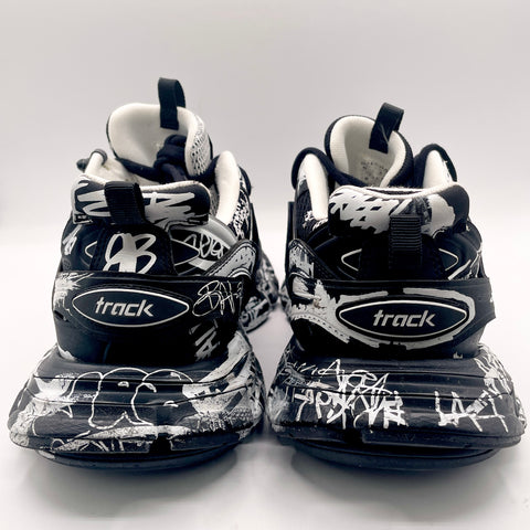 Balenciaga Track Graffiti 'Black White' | EU M 45 / US M 12