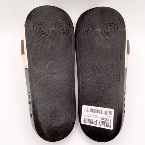 Gucci Stripe Slide 'White Black' | US M 7