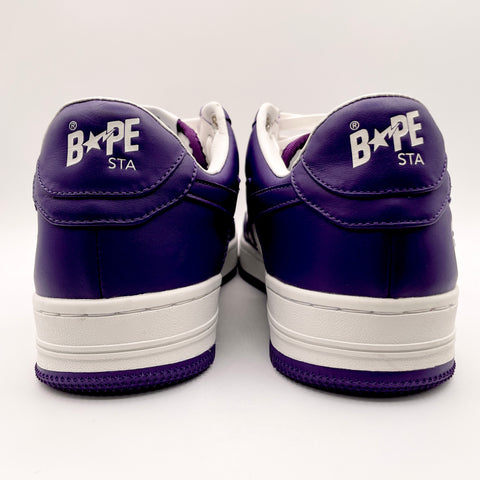 A Bathing Ape Bape Sta 'White Purple (2022)' | US M 9