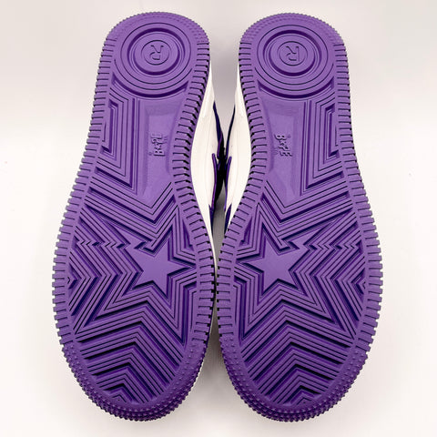 A Bathing Ape Bape Sta 'White Purple (2022)' | US M 9