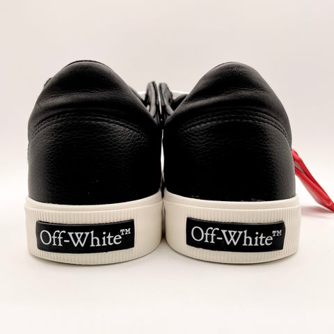 Off White Leather Vulcanized Low 'Black White' | EU M 39 / US M 6