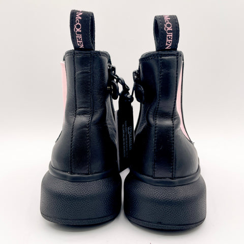 Alexander McQueen Hybrid Chelsea Boots 'Black Pink (PS)' EU 29 / US 12Y