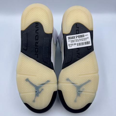 Air Jordan 5 Retro 'Reverse Metallic (2024)' | US GS 7Y (No Box)