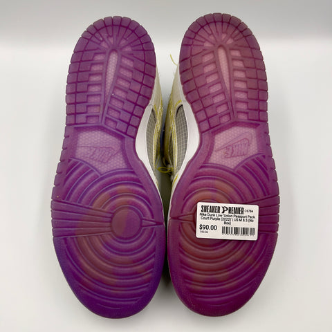 Nike Dunk Low 'Union Passport Pack Court Purple (2022)' | US M 8.5 (No Box)