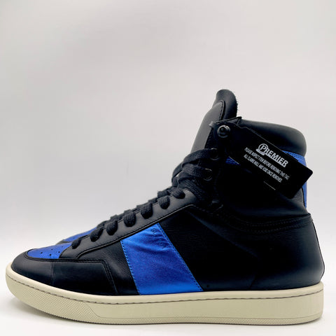 Saint Laurent SL-10 High Top 'Black Metallic Blue' | EU M 39 / US M 6