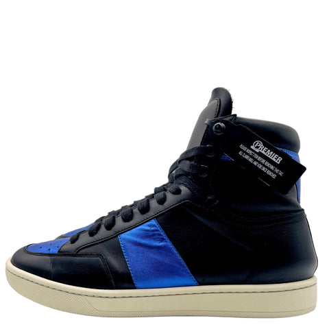 Saint Laurent SL-10 High Top 'Black Metallic Blue' | EU M 39 / US M 6