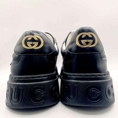 Gucci GG Embossed 'Black Leather' | US M 12