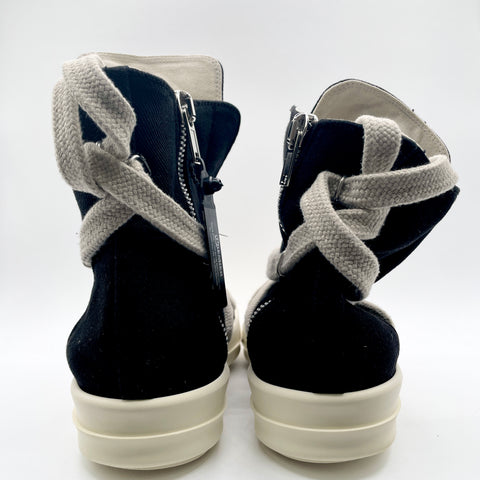 Rick Owens DRKSHDW Hexa High 'Black Milk Fat Lace' | EU M 43.5 / US M 10.5