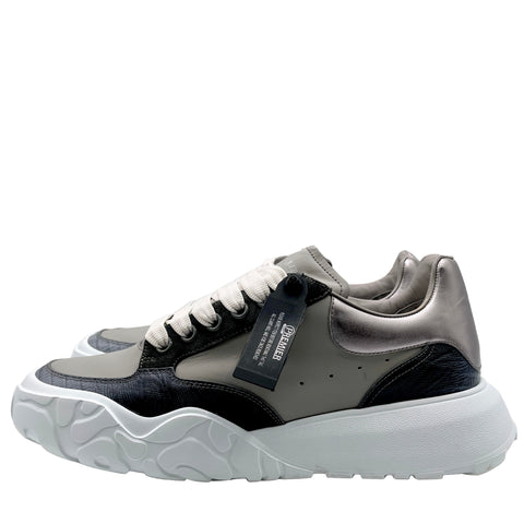 Alexander McQueen Oversized Court Trainer 'Grey Silver White' | EU M 45 / US M 12