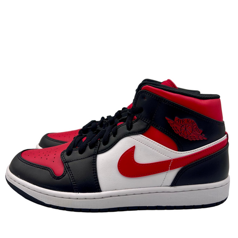 Air Jordan 1 Mid 'White Black Red (2022)'  | US M 11