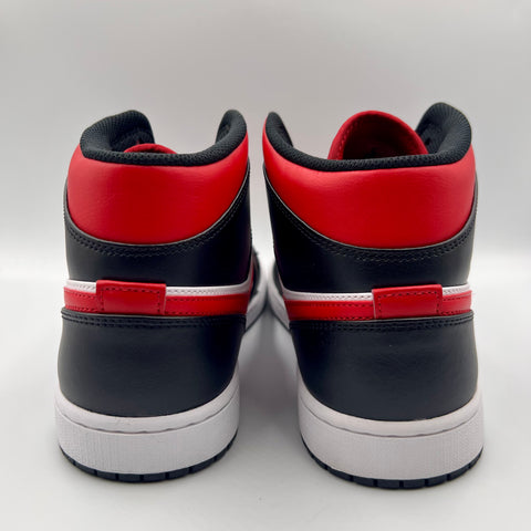 Air Jordan 1 Mid 'White Black Red (2022)'  | US M 11