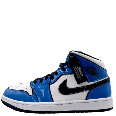 Air Jordan 1 Retro Mid 'Signal Blue (2021)' | US M 11.5 (No Box)