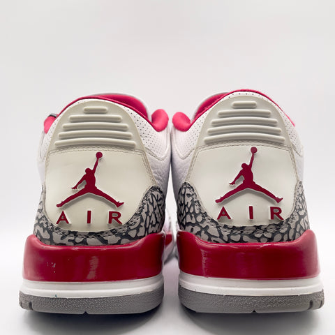 Air Jordan 3 Retro 'Cardinal Red (2022)' | US M 10 (No Box)