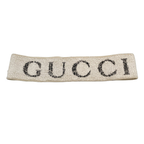 Gucci Logo Headband 'White' US M Large