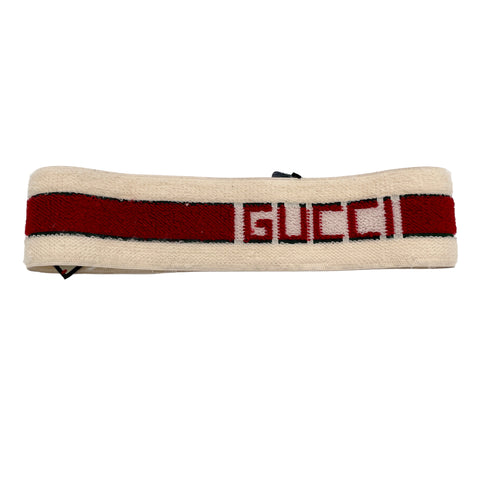 Gucci Queen Headband 'Ivory Red Green' | US M Medium