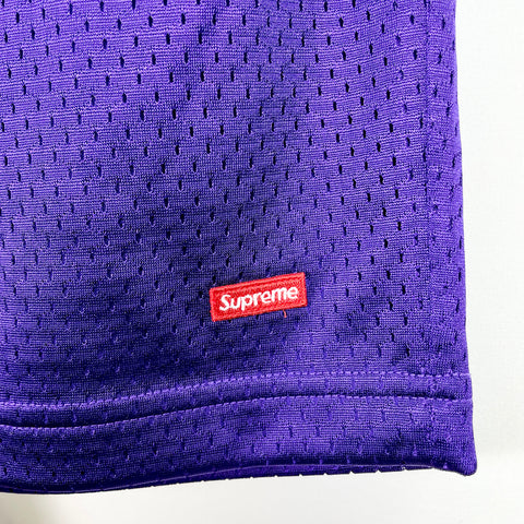 Supreme Small Box Logo Baggy Mesh Short 'Purple' | US M Large