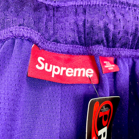 Supreme Small Box Logo Baggy Mesh Short 'Purple' | US M Large