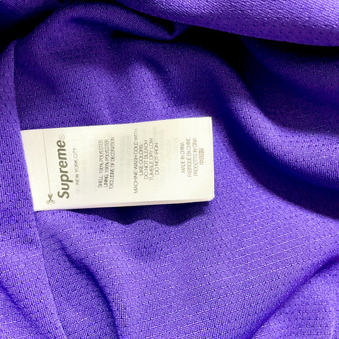 Supreme Small Box Logo Baggy Mesh Short 'Purple' | US M Large