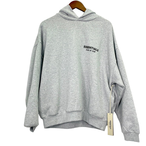 Fear Of God Essential Hoodie 'Light Grey' | US M X-Small