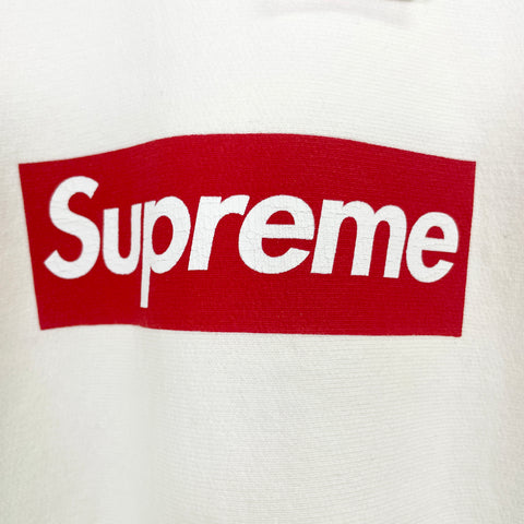 Supreme Washed Box Logo Crewneck 'White' | US M Medium