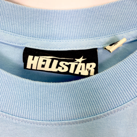 Hellstar Sport Core Logo Gel Tee 'Blue' | US M Large
