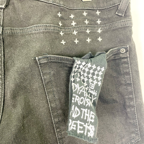Ksubi Van Winkle Ghosted Jeans 'Black' | US M 34"