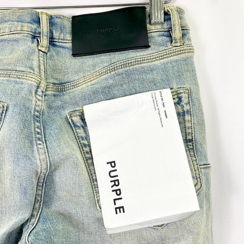 Purple Brand Light Dirty Wax Denim Jean 'Dirty Indigo' | US M 28"
