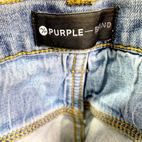 Purple Brand Low Rise Skinny Jeans 'Light Indigo' | US M 32"