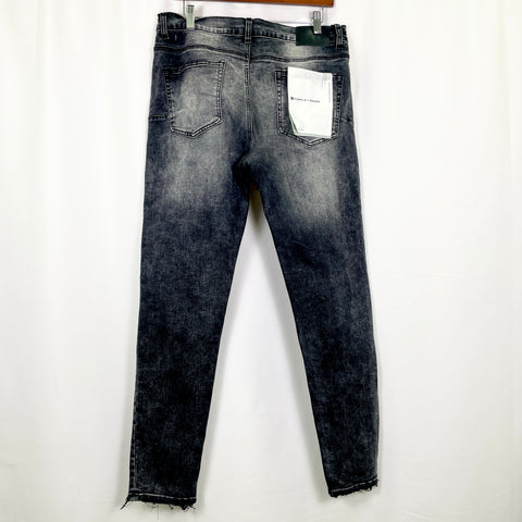 Purple Brand Faded Wash Jeans 'Black' | US M 34"