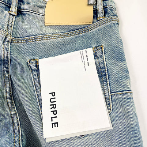 Purple Brand Skinny Faded Blue Jeans 'Clay Indigo' | US M 30"