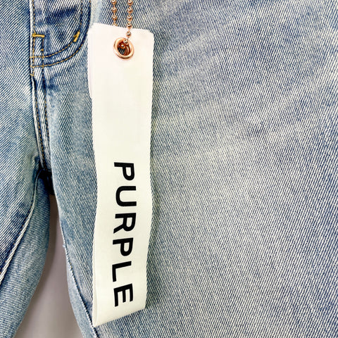 Purple Brand Skinny Faded Blue Jeans 'Clay Indigo' | US M 30"