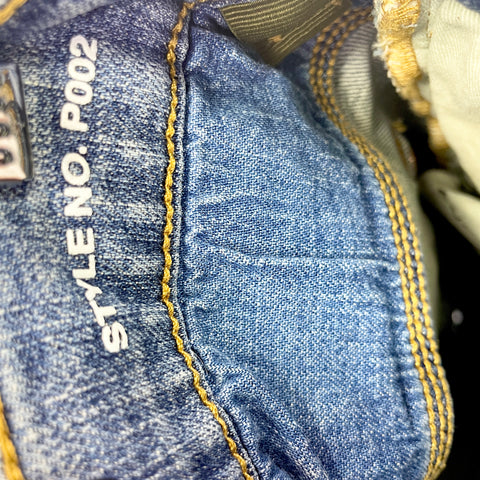 Purple Brand Paint Distressed Jeans 'Light Indigo' | US M 29"