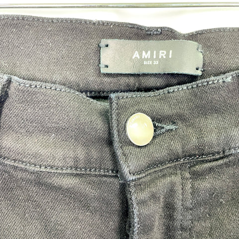 Amiri Spell-Out Jeans 'Black' | US M 33"