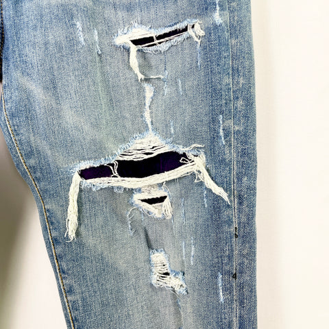 Amiri Serif Purple Logo Jean 'Clay Indigo' | US M 33"