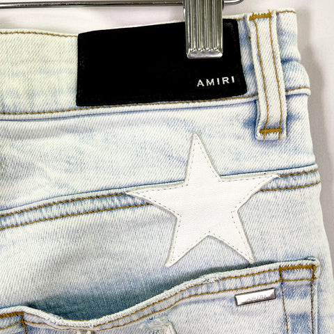 Amiri Chemist Star Stretch Jeans 'Light Blue' | US M 29"